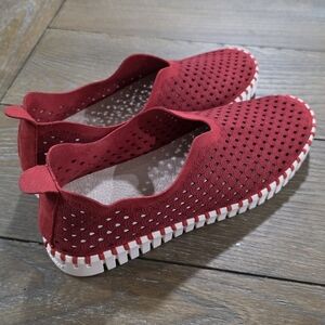 Ilse Jacobsen Tulip 139 Perforated Shoes, Women's Size 7.5